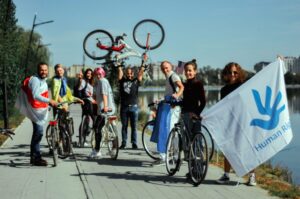 Репортаж Каналу 402 про велопробіг до Дня Миру